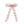 Load image into Gallery viewer, Halo Luxe Mae Lattice Lace Long Tail Clip - Ballet Slipper