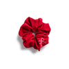 Halo Luxe Marshmallow Signature Bow Logo Scrunchie - Red