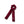 Load image into Gallery viewer, Halo Luxe Mia Corduroy Signature Bow Logo Long Tail Scrunchie - Ruby