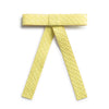 Halo Luxe Poppy Braided Woven Patent Clip - Lemon