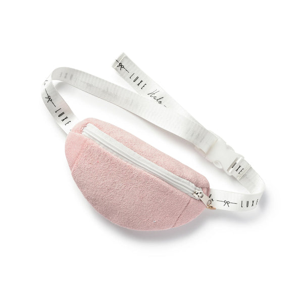 Halo Luxe Terry Belt Bag - rose