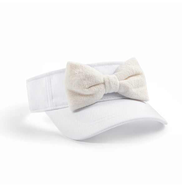 Halo Luxe Terry Visor - Pearl