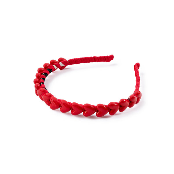Halo Luxe Amour Heart Headband - Red