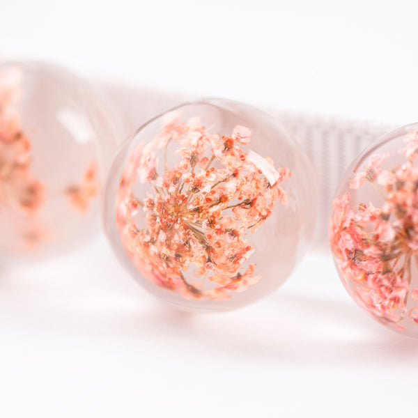 Whisper beaded baby's breath headband pink - Halo Luxe