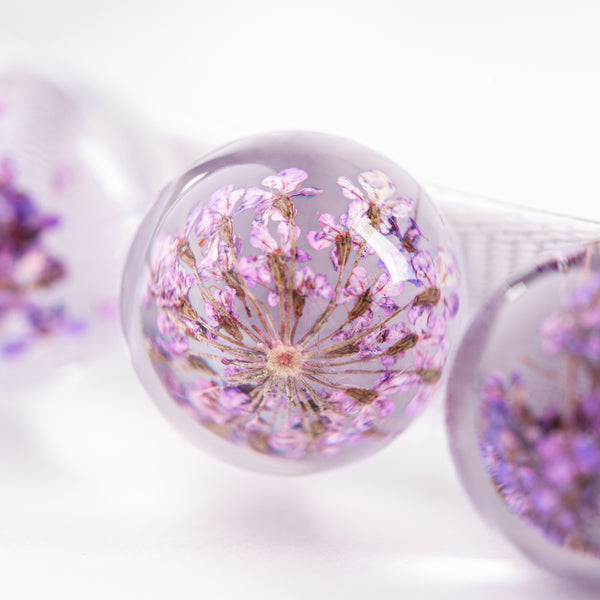 Whisper beaded baby's breath headband lavender - Halo Luxe