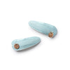 Halo Luxe Forever Eylet Double Clip Set - Powder Blue