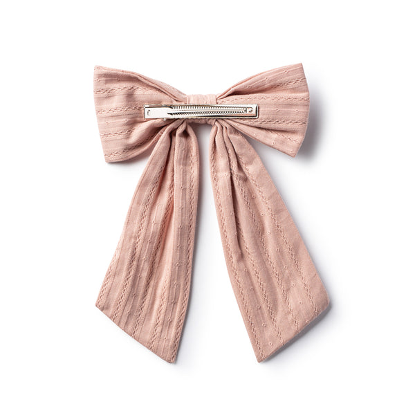 Forever eylet long tail clip mauve - Halo Luxe