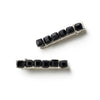Halo Luxe Gemma Gemstone Clip Set - Black