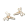 Halo Luxe Goldie Woolen Clip Set - Cream