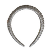 Halo Luxe Noa Fringe Headband - Silver Shimmer