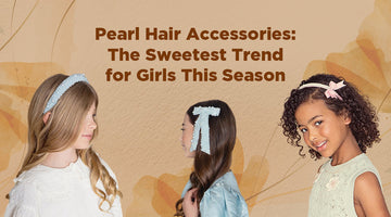 blog banner about pearl hair accessories by haloluxe