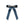 Load image into Gallery viewer, Halo Luxe Rosette Velvet Long Tail Clip - Navy
