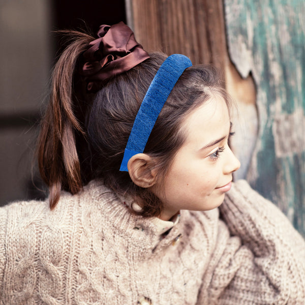 Halo Luxe Avery Ribbed Knit Padded Headband - Cobalt