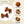 Load image into Gallery viewer, Halo Luxe Rosette Velvet Double Clip Set - Caramel
