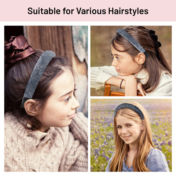 Halo Luxe Avery Ribbed Knit Padded Headband - Chambray