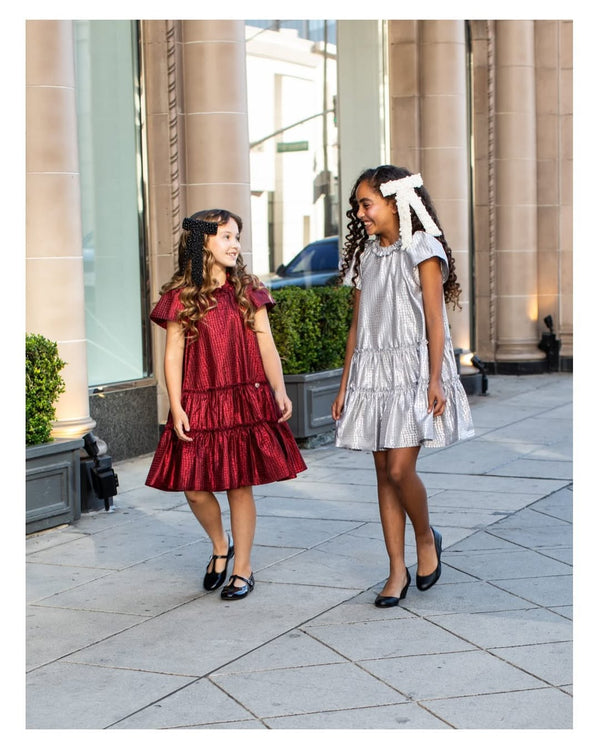 Halo Luxe Becca Pearl Bow Clip - Black