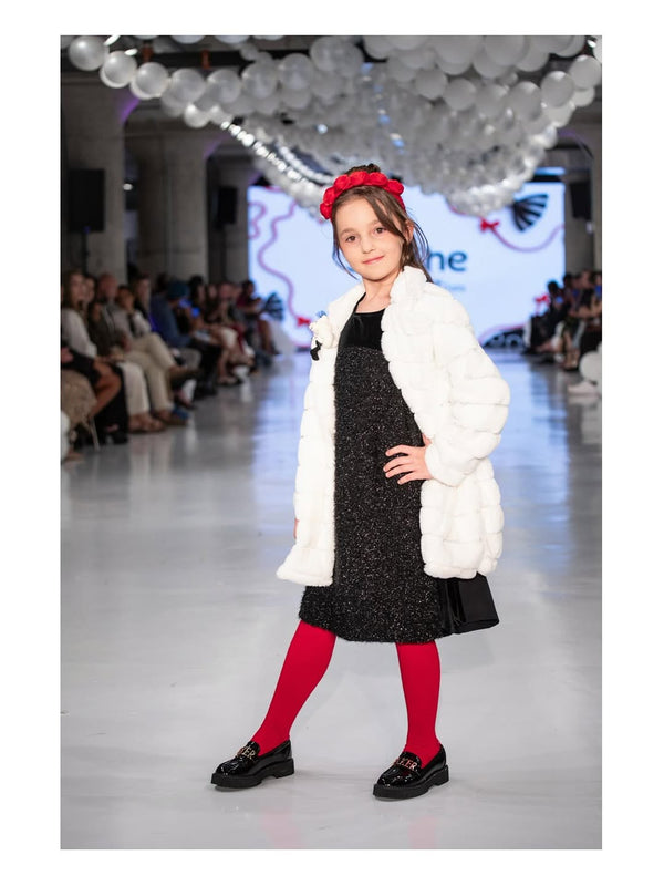 Halo Luxe Rosette Velvet Headband - Red