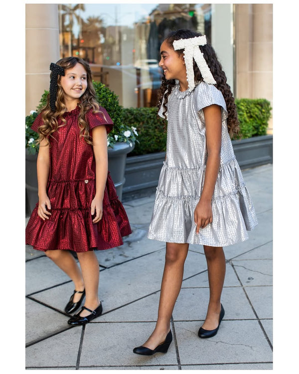 Halo Luxe Becca Pearl Bow Clip - Black