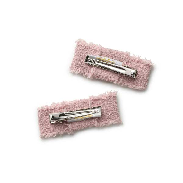 Halo Luxe Amara Deconstructed Woolen Double Clip - Mauve