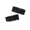 Halo Luxe Amara Deconstructed Woolen Double Clip - Black