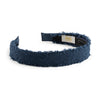 Halo Luxe Amara Deconstructed Woolen Headband - Navy