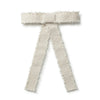 Halo Luxe Amara Deconstructed Woolen Long Tail Clip - White