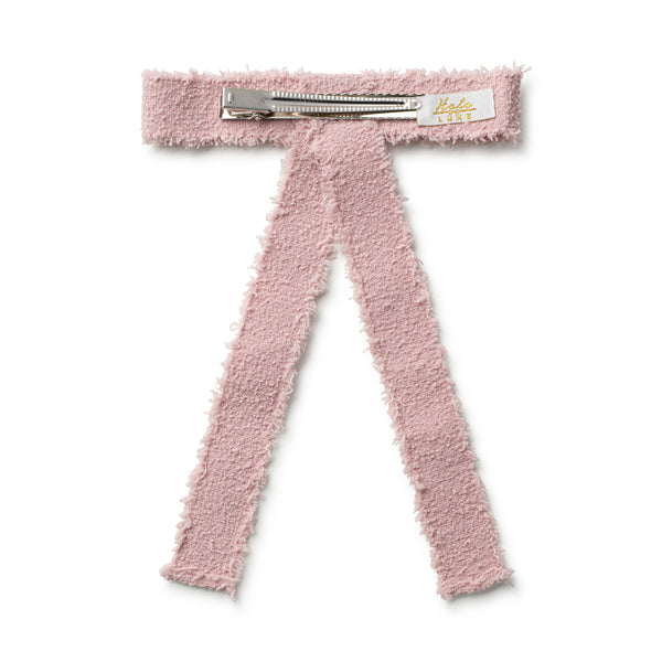 Halo Luxe Amara Deconstructed Woolen Long Tail Clip - Mauve