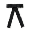 Halo Luxe Amara Deconstructed Woolen Long Tail Clip - Black
