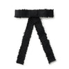 Halo Luxe Amara Deconstructed Woolen Long Tail Clip - Black