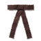 Halo Luxe Amara Deconstructed Woolen Long Tail Clip - Brown