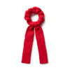 Halo Luxe Avery Ribbed Knit Long Tail Scrunchie - Red