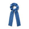 Halo Luxe Avery Ribbed Knit Long Tail Scrunchie - Cobalt