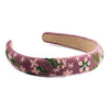 Halo Luxe Celesse Embroidered Beaded Headband - Mauve
