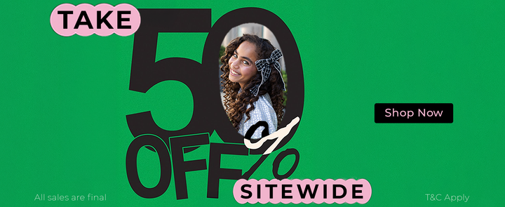 Take Sitewide 50% OFF