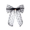 Halo Luxe Emma Organza Long Tail Clip - Black