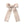 Load image into Gallery viewer, Halo Luxe Estella Tweed Pearl Trimmed Long Tail Clip - Tan/Ivory
