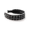 Halo Luxe Estella Tweed Pearl Trimmed Headband - Black