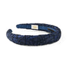 Halo Luxe Evelina Lace Headband - Navy