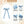 Load image into Gallery viewer, Halo Luxe Hopscotch Twill Long Tail Clip - Powder Blue
