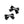 Load image into Gallery viewer, Halo Luxe Rosa Vintage Satin Double Bow Clips - Black
