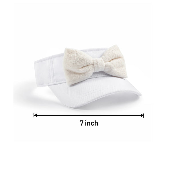Halo Luxe Terry Visor - Pearl