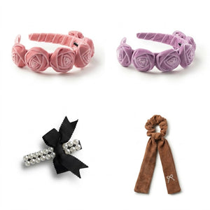 Halo Luxe Adorable Baby Girl Essentials Kit - Stylish Everyday Baby Accessories