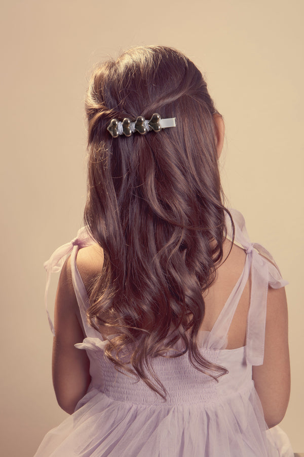 Halo Luxe Amour Heart Clip - Silver