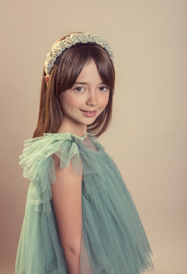 Halo Luxe Berry Blossom Headband - Chambray Multi