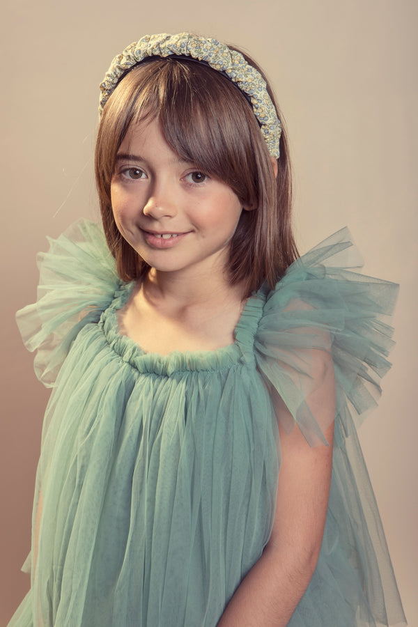 Halo Luxe Berry Blossom Headband - Chambray Multi