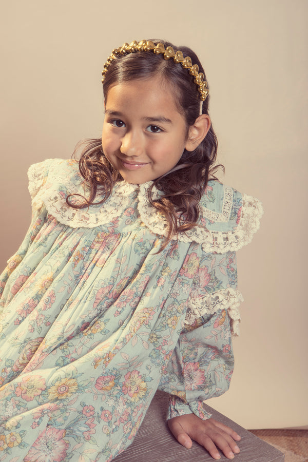 Halo Luxe Amour Heart Headband - Gold