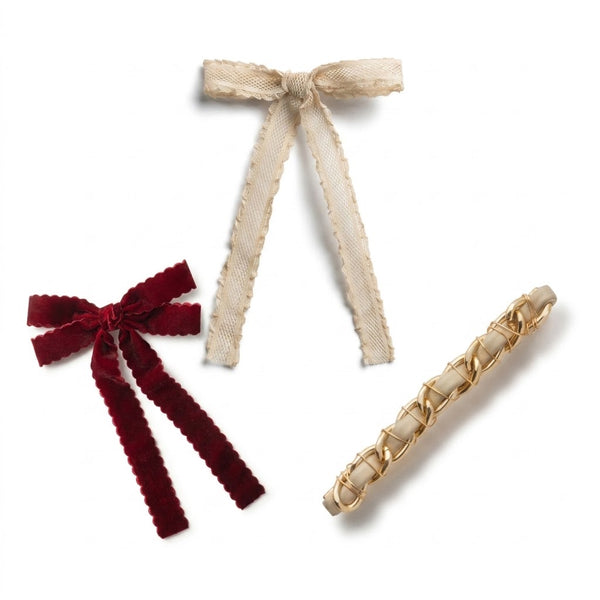 Halo Luxe Classic Baby Girl Gift Collection - Cute & Elegant Hair Styling Set