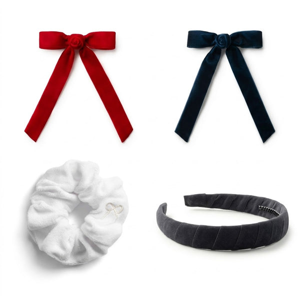 Halo Luxe Classic Baby Girl Gift Collection - Soft Touch Styling Essentials