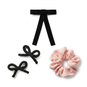 Halo Luxe Deluxe Infant Hair Accessories Set - Premium Soft Fabric Accessories
