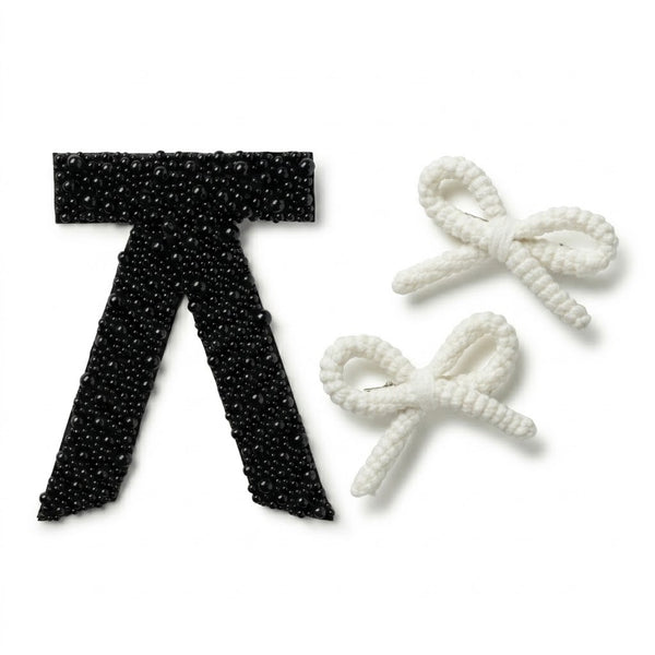 Halo Luxe Designer Baby Hair Accessories Set - Soft Touch Styling Essentials